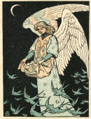 Apel·les Mestres: Ângel que il·lustra "La Son" a Cansons per la Mainada.
