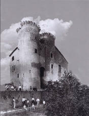 Canet de Mar: Castell de Santa Florentina als voltants de l'any 1900