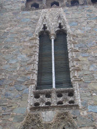 Gaud: Una finestra de la Torre Bellesguard.