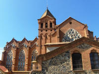 Monestir de Valldonzella: Façana principal -  Arquitecte Bernardí Martorell i Puig