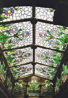 Domènech i Montaner   Maison Navàs  Reus   Plafond vitré