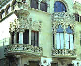 Domènech i Montaner   Maison Navàs  Reus   Balcon et tribune