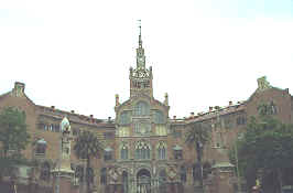 Domènech i Montaner: Hospital de Sant Pau Façana principal