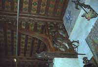 Sitges   Cau Ferrat   Salon gothique plafond