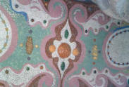 Comalat House by the architect Salvador Valeri i Pupurull, mosaic by Llu�s Br�.