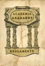 Couverture du Rglement l'Acadmie Granados