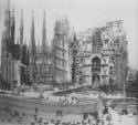 Gaudí: The Sagrada Família - The apse and the back of the Nativity façade in 1904