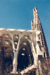 Gaudí: The Sagrada Família in 1993, with the vaults
