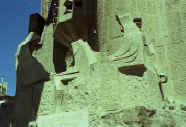 Gaud�: Sagrada Familia  Fachada de la Pasi�n  La Santa Cena