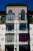 Galliss�:  Casa  Llopis (Barcelona)   Tribunes