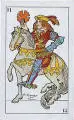 Alexandre de Riquer: Naip "Cavall d'Ors" per a la Casa Guarro